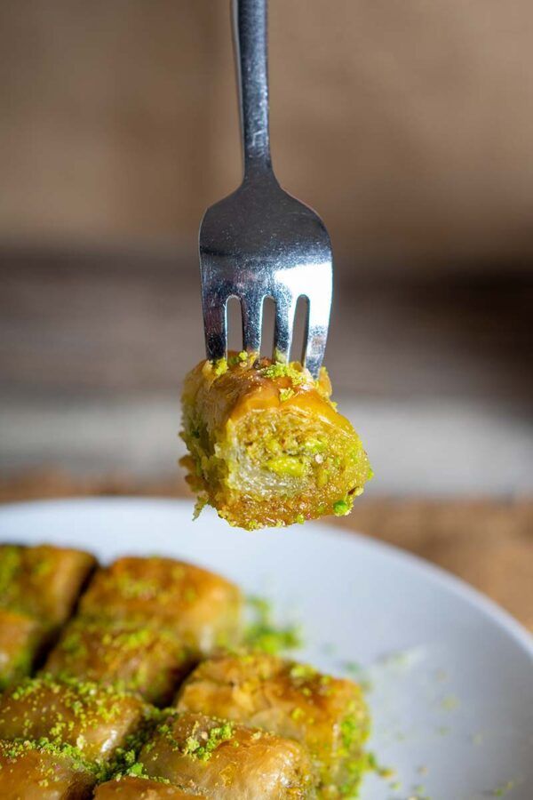Antep Fıstıklı Mini Baklava (1 kg) - Görsel 5